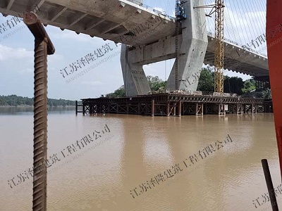 我司新近承接重庆合安高速渠江福建大桥防撞项目