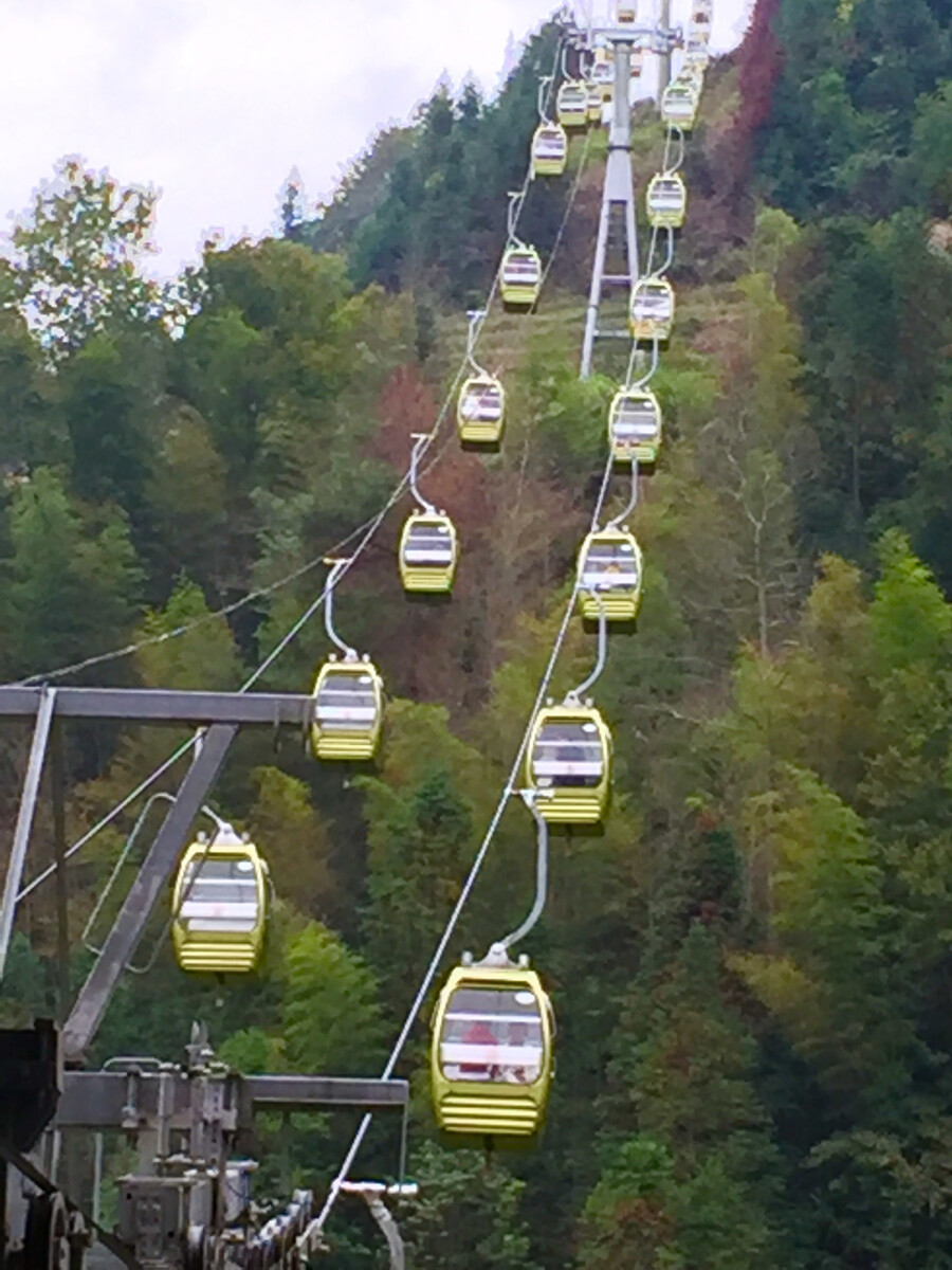 景区索道上的贵州缆车是怎样运转的，什么原理？