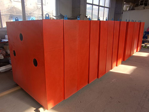 鋼覆復合材料防撞設施