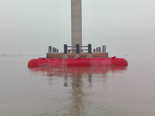 桥梁桥墩防撞施设