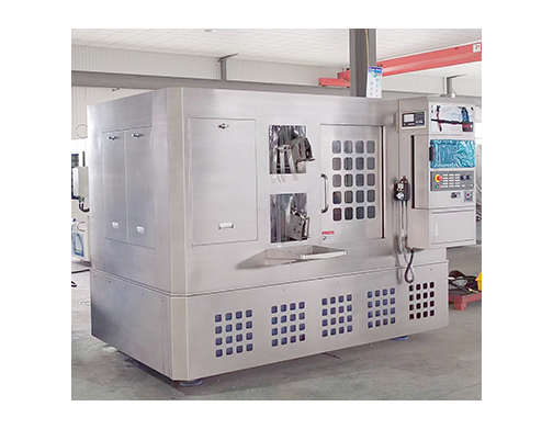 Wheel hub bearing outer flange raceway grinder