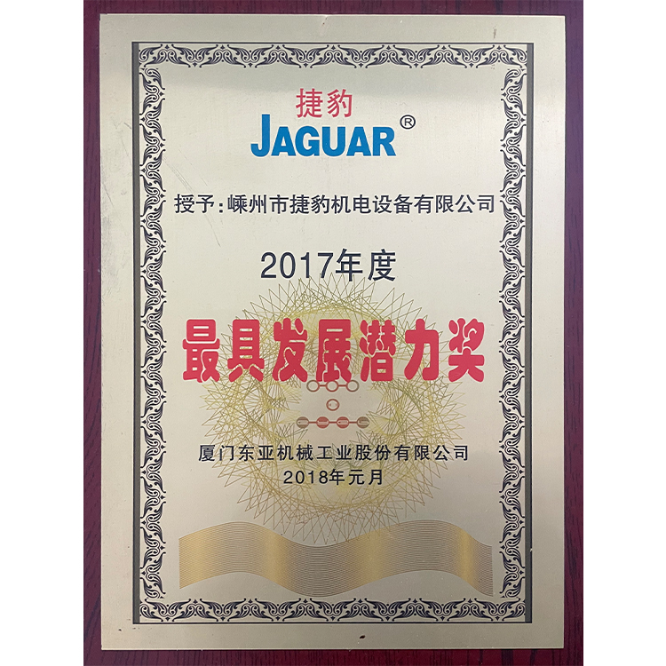 最具發展潛力獎